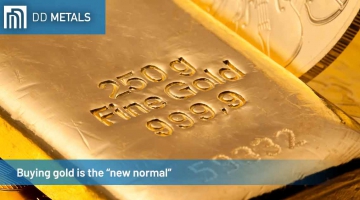Buying gold is the “new normal”