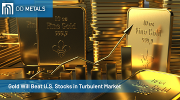 Gold Will Beat U.S. Stocks in Turbulent Market